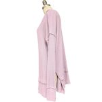 Free People  We The Free North Shore Thermal Top Lilac Waffle Knit Medium EUC Photo 4