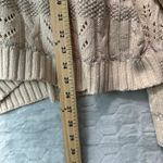 Vtg Robert Scott Ltd Women Linen Cotton Open Knit Sweater M Relaxed Slouchy Boho Tan Size M Photo 6