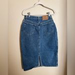 Wrangler Vintage  Denim Midi Skirt Sz‎ 6 in Mid Blue Photo 3