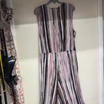 Connected Apparel  Pink and Black Striped Jumpsuit/ Romper Photo 4