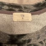 Anthropologie 💙 T.La WOMEN'S GRAY LONG SLEEVE TIE-DYED JONI SWEATSHIRT Sz… Photo 2