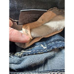 ViVi Dina Embellished Boot Cut Jeans Crystal Cross Pocket Dark Wash Size 5 Blue Photo 5