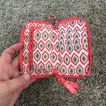 Vera Bradley Call Me Coral Pink Coin Purse Wristlet w/ Zipper & Clear Card Slot Photo 6