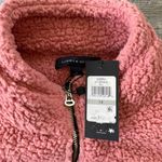 Tommy Hilfiger Pink Faux Fur Fleece Full Zip Mock Neck Jacket Size 1X Photo 3