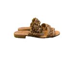 Sam Edelman Elisa Women's Shoes Dark Natural Size 9.5 Woven Raffia Sandal Slide Photo 10