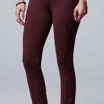 Simply Vera, Vera Wang NWT  Simply Vera Vera Wang High Rise Faux Suede Leggings, Size M Photo 0