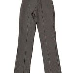 Joseph Ribkoff  Gingham Black White High Waist Slim Pants Ankle Slits 4 Photo 1