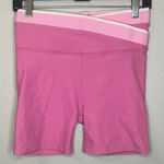 Beyond Yoga Spacedye In the Mix Biker Short Pink Bloom Heather Size Medium Photo 0