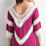 Wishlist Spliced Crochet Tunic Dress Photo 9