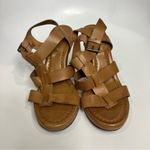 Boden tan brown‎ leather strappy heeled sandals women’s size 38 7.5 Brown Photo 1