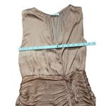 Storia ruched flouncy light pink polka dot mini dress sz S Photo 3