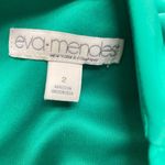 New York And Company Eva Mendes womens Sheath Twisted Asymmetric green dress Sz 2 Photo 10