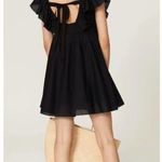 Peter Som  Flutter Sleeve Black Babydoll Dress size 4 Photo 1