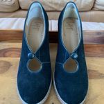 Latigo  Black Suede Block Heel Shoes Photo 2