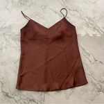 Club Monaco  brown satin camisole Y2K blouse Photo 0