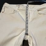 Pilcro and the Letterpress  Anthropologie Script Women‎ 29 White Denim Jean *FLAW Photo 8