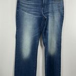 Lucky Brand Womans Blue Jeans 14/32R Boot Easy Ride Frayed Photo 0