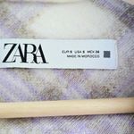 ZARA Plaid Cropped Shirt Jacket Size Small Photo 3