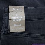 Madewell NEW 9" Mid-Rise Skinny Jeans in Black Sea, 28 Photo 13