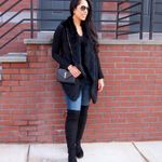 Cashmere & Rabbit Fur Vest Black C by Bloomingdale’s Size XS Photo 2