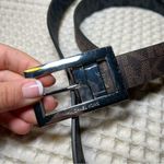 Michael Kors  | Silver Buckle Brown Size 38 Waist XL‎ Belt Photo 1