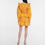 Ulla Johnson NEW Anais Embroidered Cotton Ruffle Dress in Papaya Photo 1