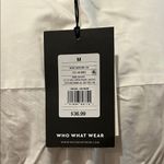 Who What Wear  White Mini Dress with Belt Photo 1