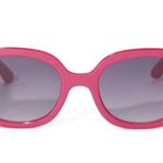 Hot Pink Round Frame Sunglasses Photo 1