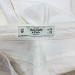 Abercrombie & Fitch JEGGING skinny Cotton Blend White Skinny Jeans size W28/L29 Photo 7