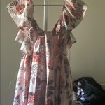 TCEC  Floral Mini Dress - Pink and Blue Photo 2