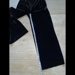 John Mark Black Velvet Velour Wide Leg‎ Pants Formal Cocktail S Photo 3