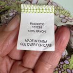 L.A. Hearts Floral Mini Summer Dress Medium Green with Purple Flowers Mini Photo 7