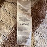 Pilcro Anthropologie  Longline Stitch Sweater Womens Size Small Neutral Stripes Photo 9