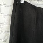 CHAPS  Black Wool Blend A-Line Skirt 12 Side Zip Lined Classic Modest Religious Photo 6