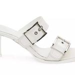 Alexander McQueen  New Ivory/ Silver Size 37C New in Box Retail $1,090 Photo 0