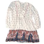 BAND OF THE FREE WOMEN'S AYLA LONG SLEEVE MINI DRESS White Size L Photo 1