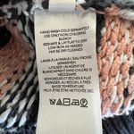 Free People Knit Long Cardigan Chunky Sweater Peach Cream Multi Sz XS-M Boho Photo 11