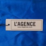 L'Agence Womens Kylee Camisole Cami Tank Top Blue Silk Charmeuse V Neck XS New Photo 4