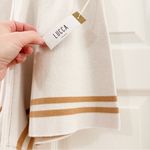 Lucca Couture NWT Lucca HYGEA STRIPE SWEATER SHORTS BEIGE Neutral sz Medium Photo 5