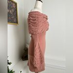 Arden B Dusty rose off the shoulder sweater dress balletcore cottagecore modern boho Photo 5
