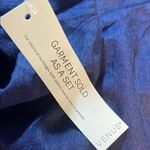 Venus Blue Tie-Front Boho Top Photo 5