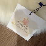 Sissily Designs Soft Ivory White Faux Fur Shawl Wrap NEW Photo 4