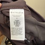 Athleta Venice Track Stripe Wide Leg High Rise Pant Brown/White Size Medium Photo 6