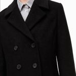 Aritzia VIRGIN WOOL & CASHMERE Babaton Tarquin Black breasted coat jacket XXS Photo 5