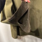 Banana Republic  Brushed Turtleneck Sweatshirt in olive green size large Photo 1