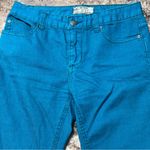Free People Teal Light Weight Jeans Photo 3