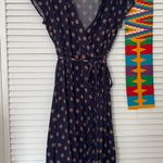 Old Navy  Wrap Dress Floral Blue Photo 0