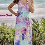 Lilly Pulitzer  SLOANE MAXI DRESS Roar Of The Seas Multi Floral Coral midi Photo 13