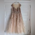 Mac Duggal Embellished Cap Sleeve Cutout Back Gown Size 22 NWT Photo 3