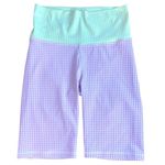 Terez Like New  Color Block Checkered
Bike Shorts Size Small Photo 3